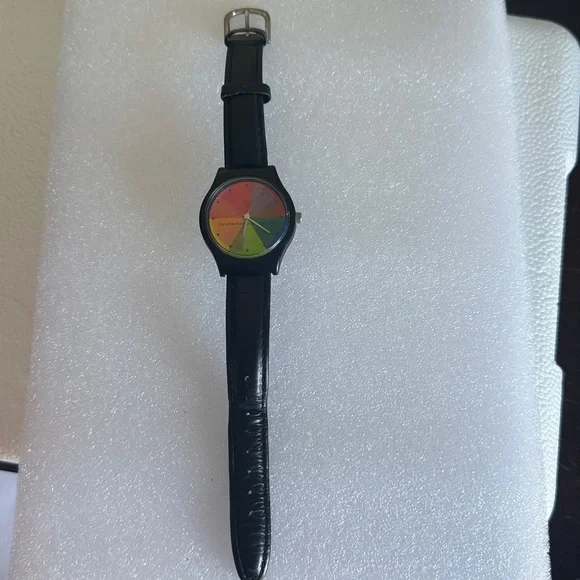 Vintage MMA Metropolitan Museum of Art Color Wheel Watch Unisex Needs battery - Picture 5 of 6